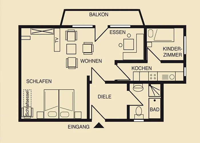 Schwalbennest 公寓 *